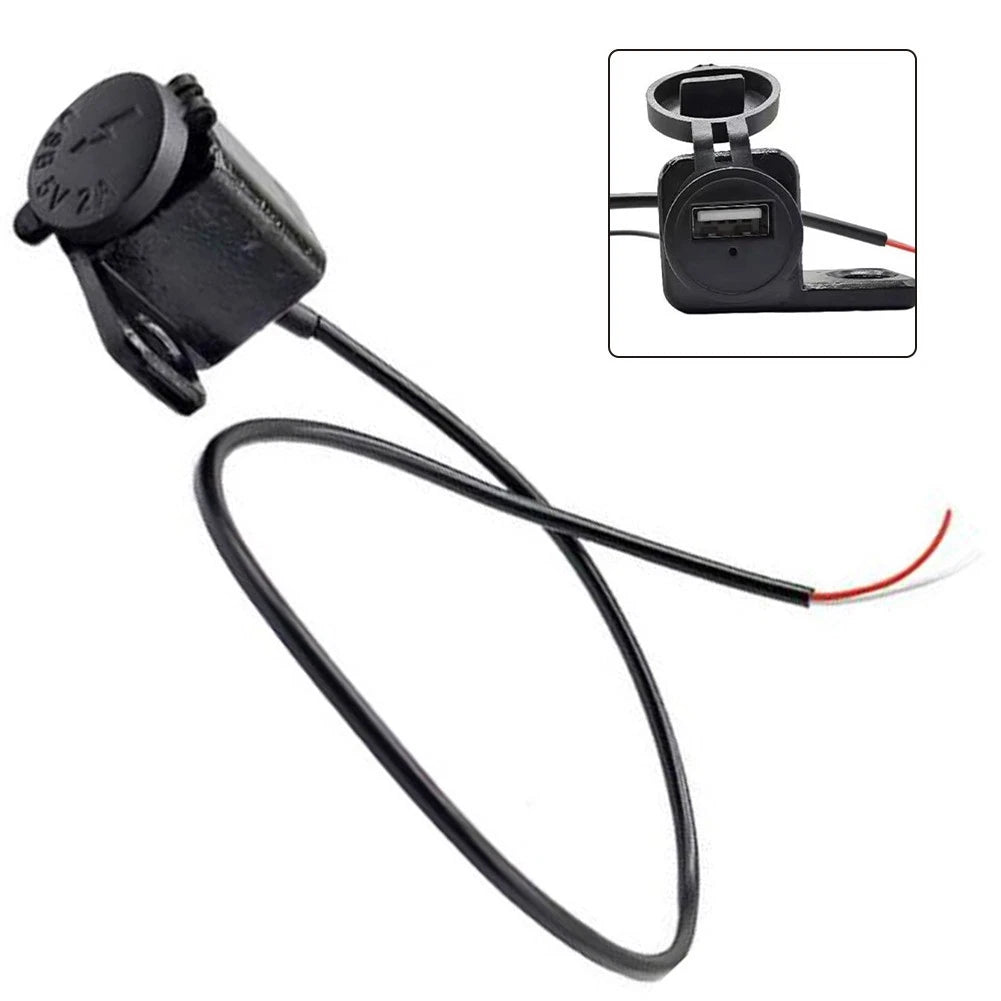 USB Charger for Motorcycle (Dustproof, Waterproof)