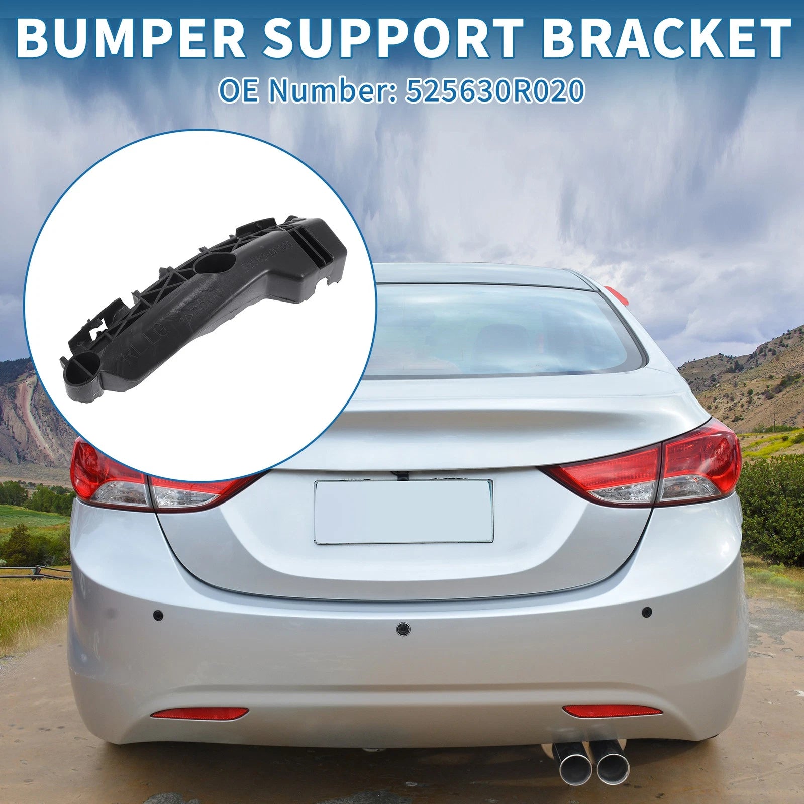 Left Rear Bumper Retainer Bracket Replacement for Toyota RAV4 (2005–2013)