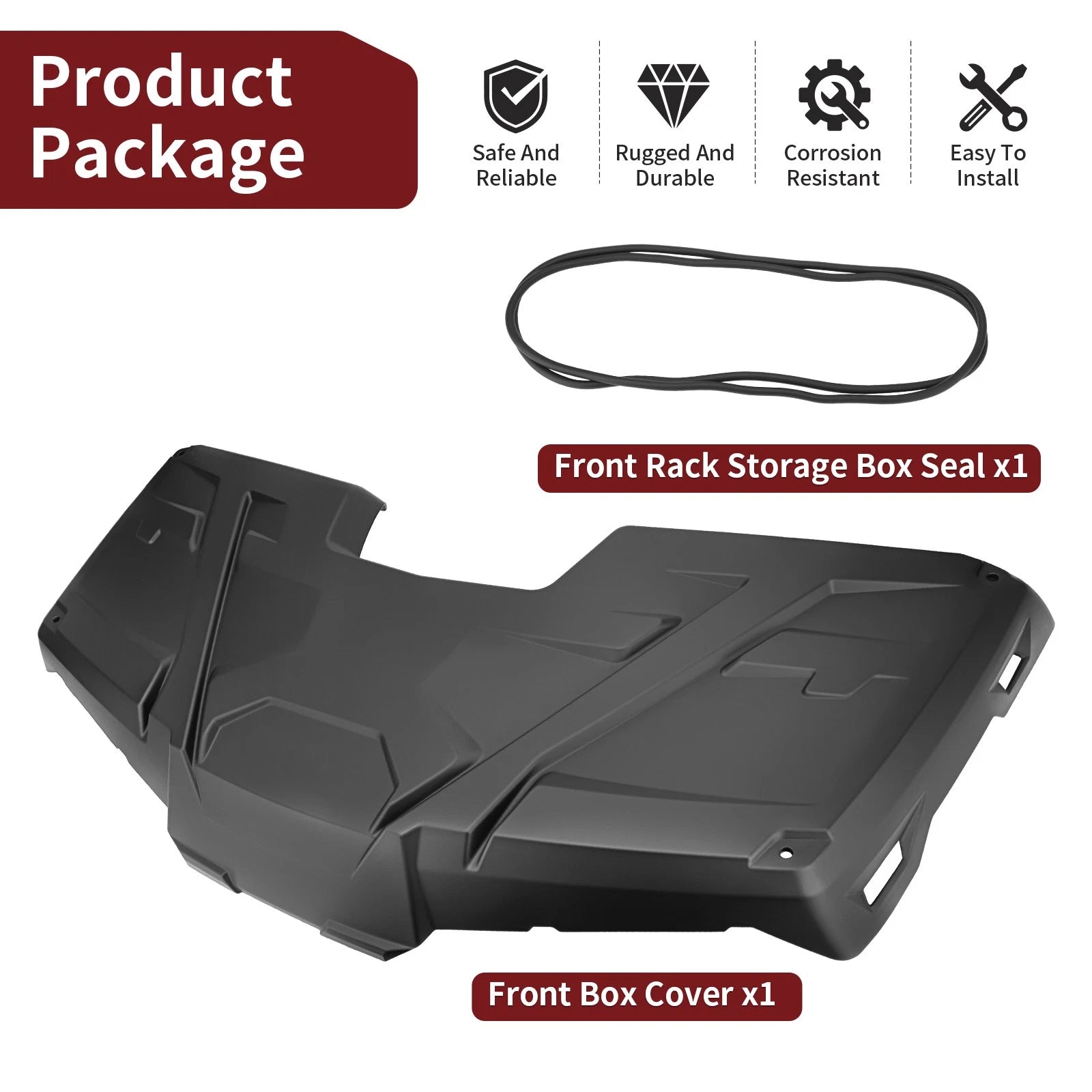 Front Box Cover w/ Seal Assembly for Polaris Sportsman 400 HO (2012–2014) 2634165