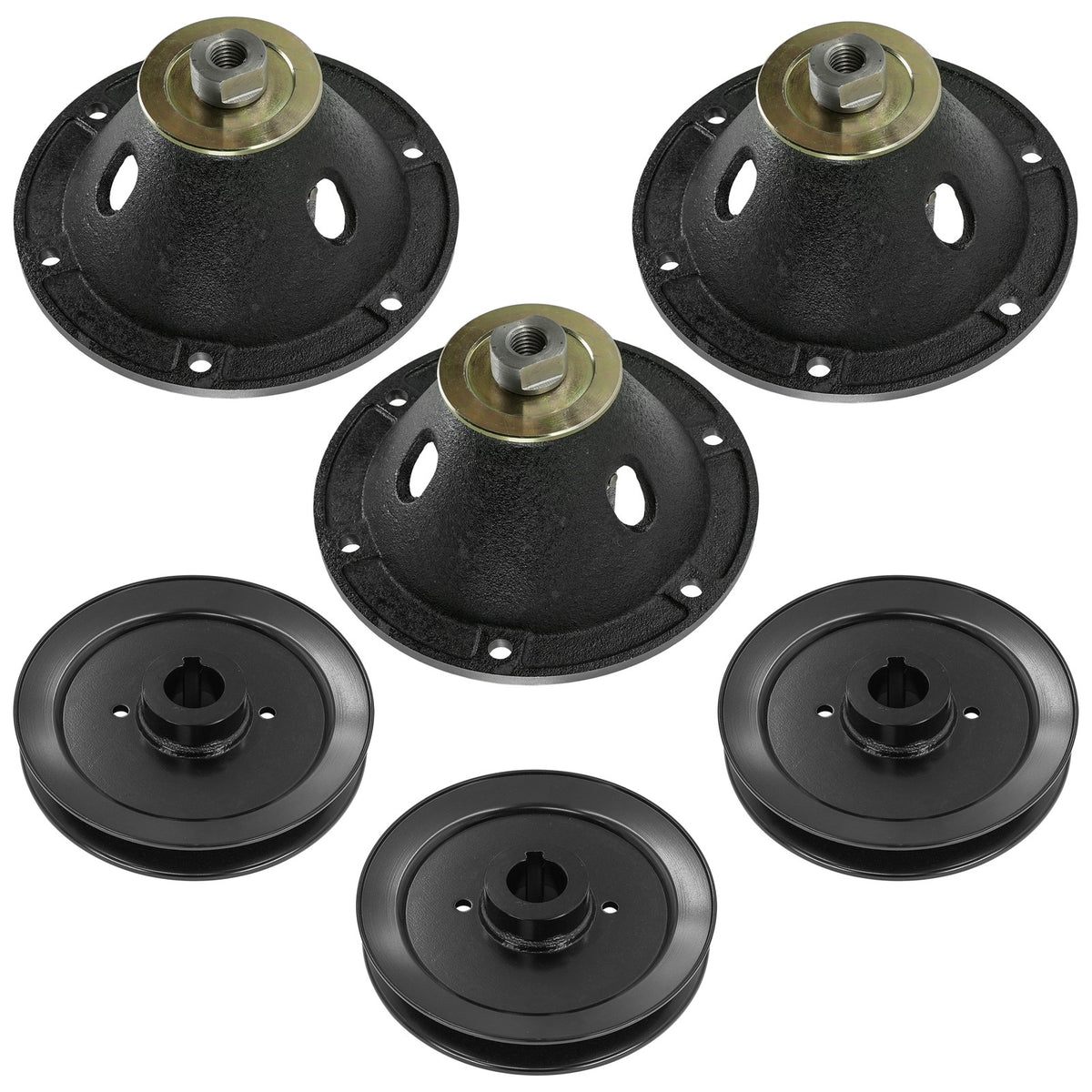 Deck Spindle with Pulley Replacement for Ferris FW35 (1989–1995)
