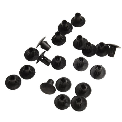 20Pcs Black Plastic Splash Guard Shield Clips for Toyota