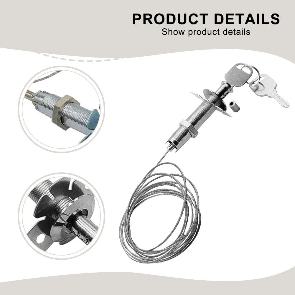 Garage Door Lock with 2 Meter Wire Length - Easy Installation