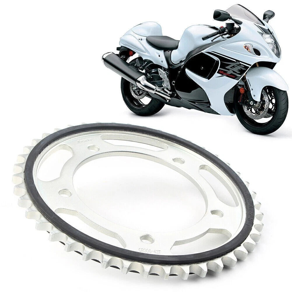 43T Rear Motor Engine Chain Drive Sprocket for Suzuki SXR1300 (2008–2018) CR306-43T
