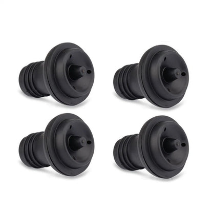 Set of 4 Reusable Silicone Vacuum Bottle Stoppers for Wine