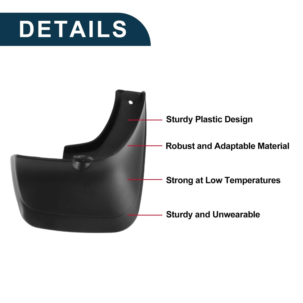 Mud Flaps Splash Guards Front Set for Toyota Corolla AE110 Sedan (2000–2002)