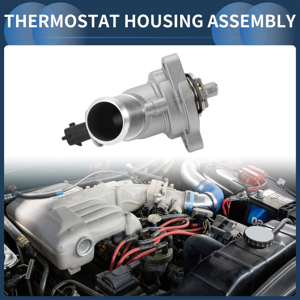 Engine Coolant Thermostat Housing Assembly for Chevy Spark 2013–2015 1.2L