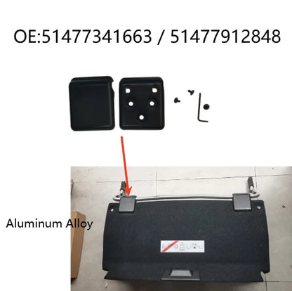 Trunk Cover Maintenance Kit for BMW For Z4 For E89 2009-2016 Black Alloy