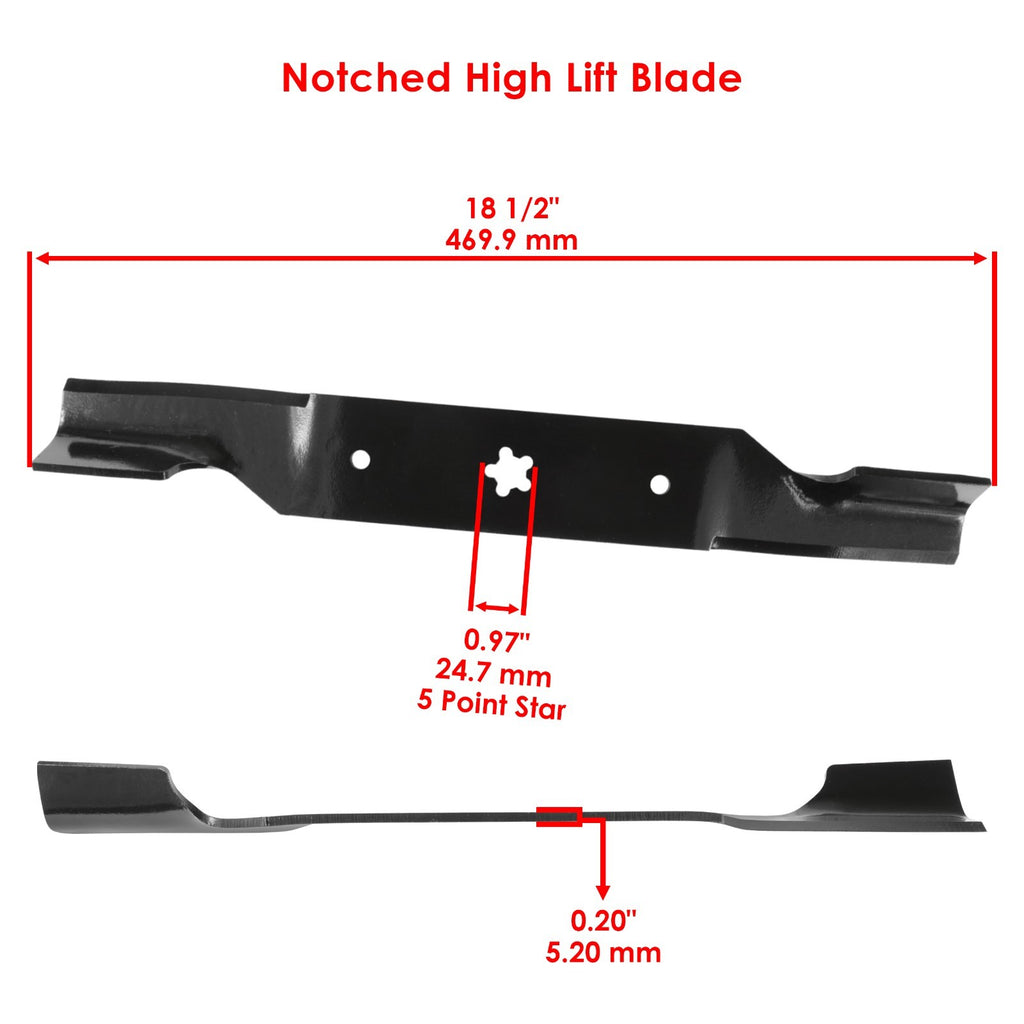 Deck Blades 54 Inch Replacement for Poulan Husqvarna (1995–2018)