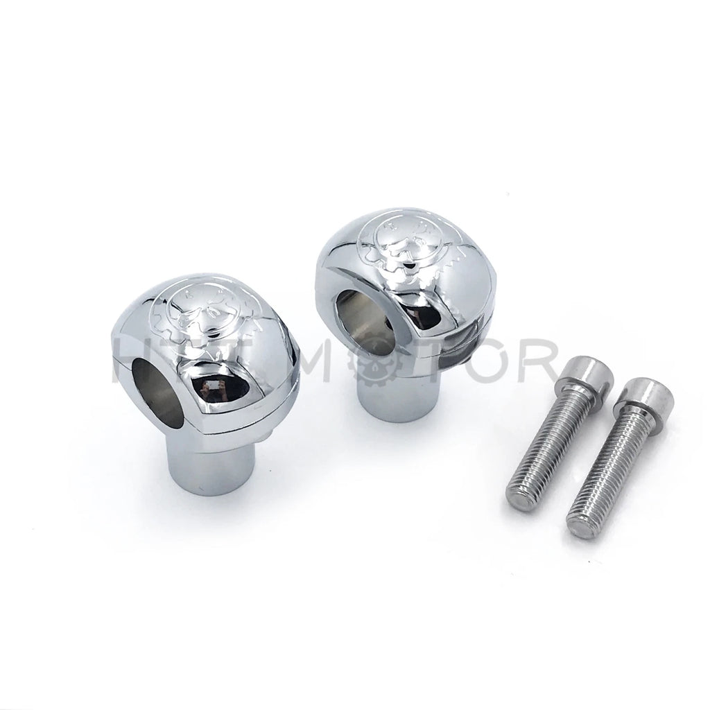 25mm Handlebar Riser for Harley Dyna Sportster Cruiser Chopper Chrome
