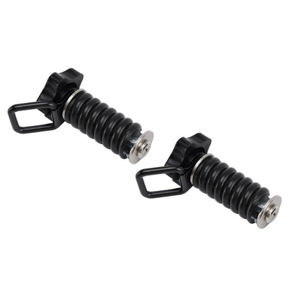 2X Tie Down Anchor with D-Ring 1" Black for Polaris RZR 570 800 900 1000