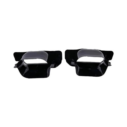 Exhaust Tip Bezels for GMC Sierra 1500 (2019–2024) Black Finish