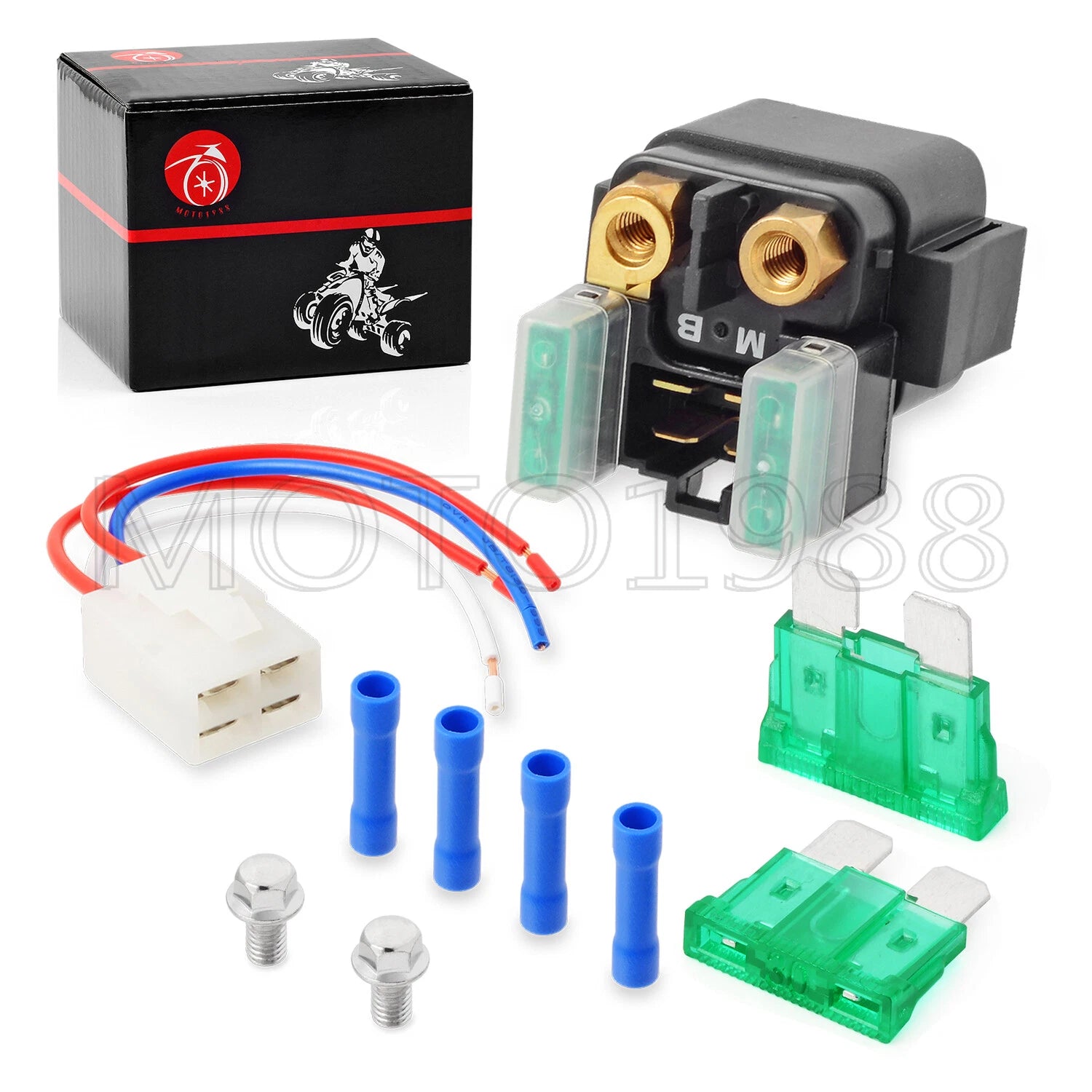 Starter Solenoid Relay & Plug for Yamaha Road Star S 1700 XV1700 (2008–2014)