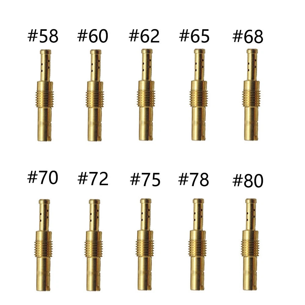 10x Carburetor Slow Jets Pilot Jet N424-21 M60.75mm for PWM (#58-#80)