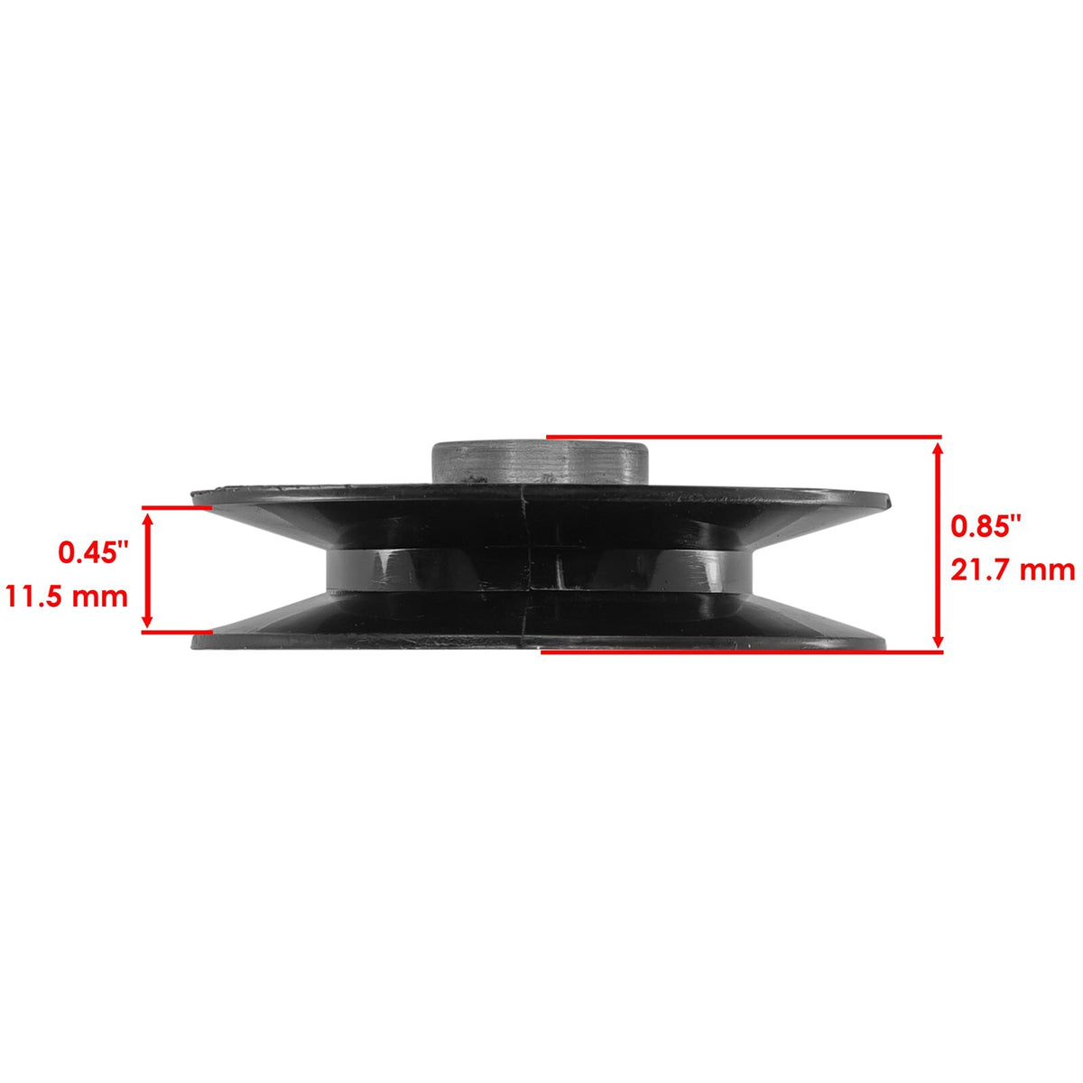 Drive Belt Idler Pulley Replacement for John Deere Scotts S2048 S2348 (AM115460)