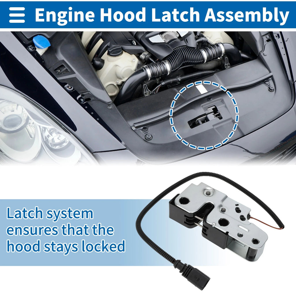 Hood Latch Assembly Replacement for Volkswagen Tiguan (2008–2018)
