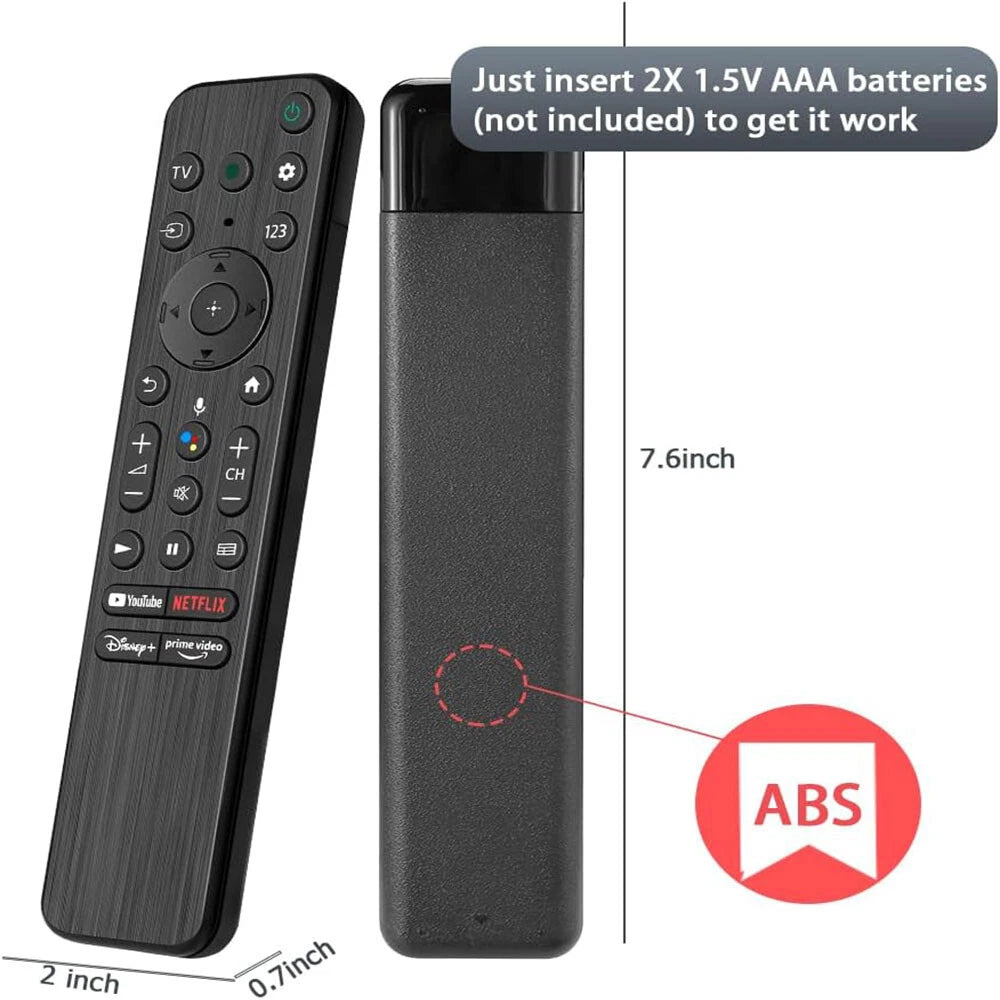 Smart Voice Remote Control RMF-TX800U for Sony BRAVIA XR-Series KD-Series