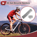 Bicycle Spoke Set 14G 141 mm Steel Galvanized for No.45 (Fits 26–28")