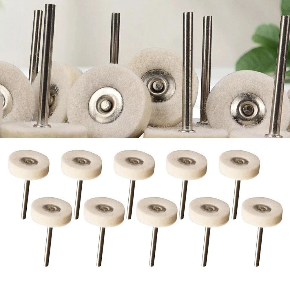 25mm Wool Felt Polishing Wheels for Electric Grinding Wheel (Replaceable)