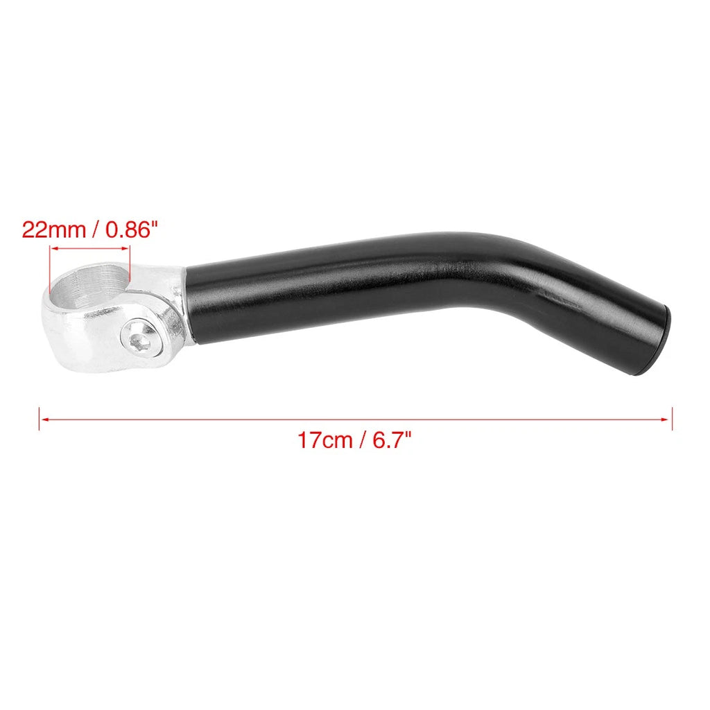 Bike Bicycle Handlebar End Grip Pair with Bar Ends Plug Black 7/8"