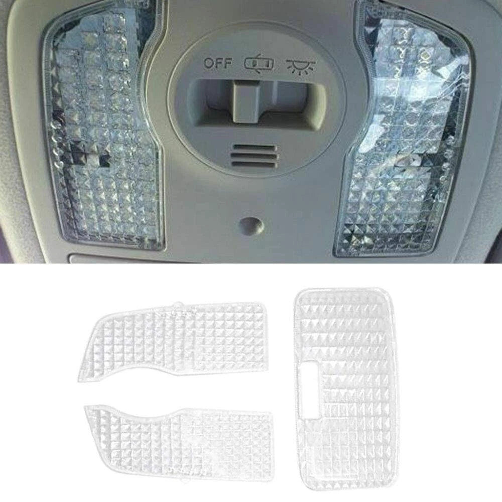 3Pcs Interior Map Dome Light Lens Cover for Toyota Prius V/C (2012–2015)