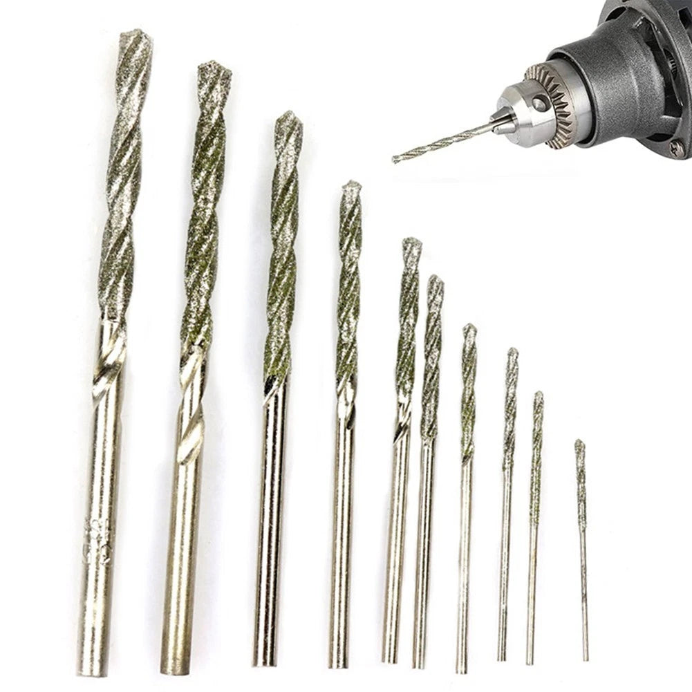 10Pcs High Hardness Drill Bits for Gemstones