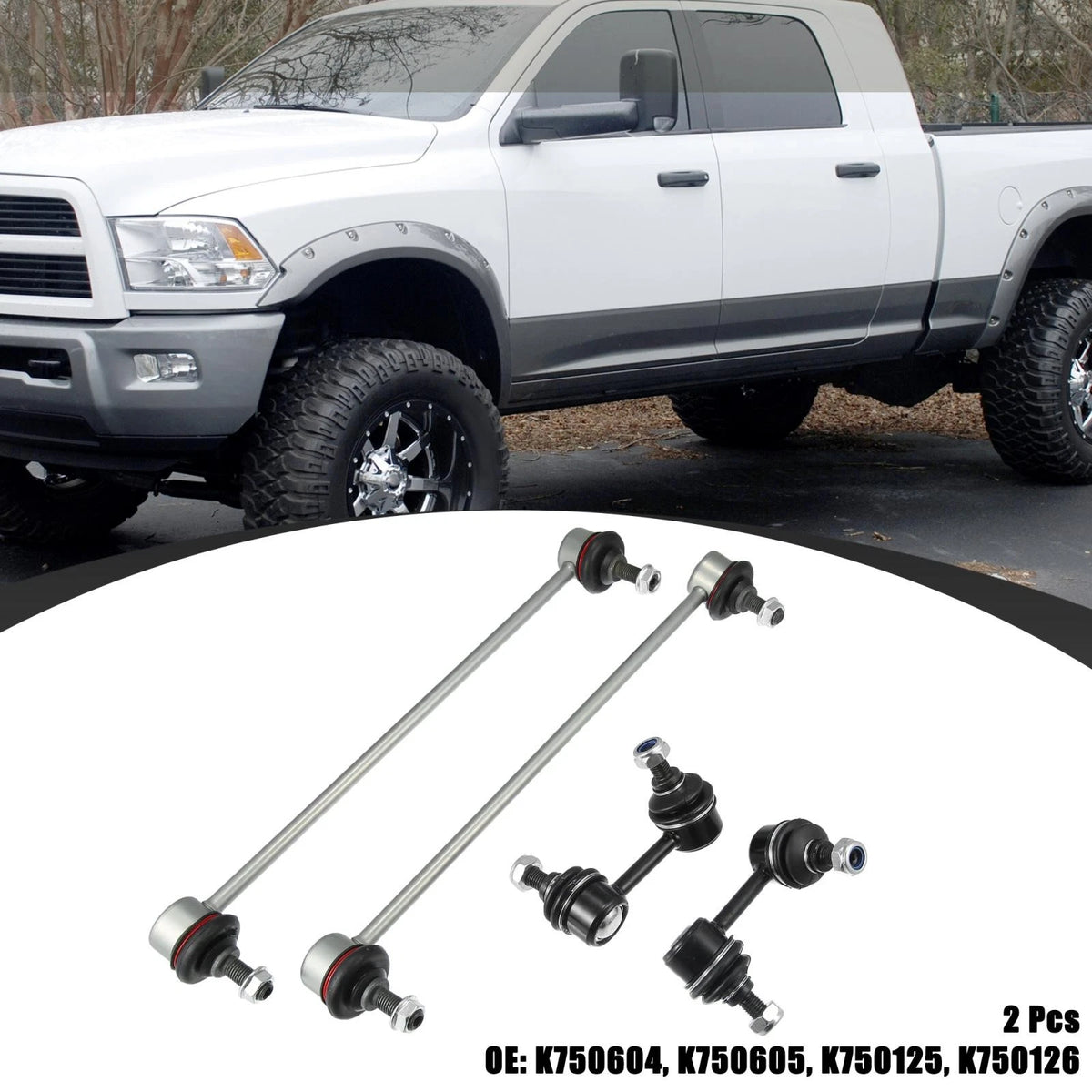 4pcs Front Sway Bar Link Replacement Kit for Honda Civic (2012–2015)
