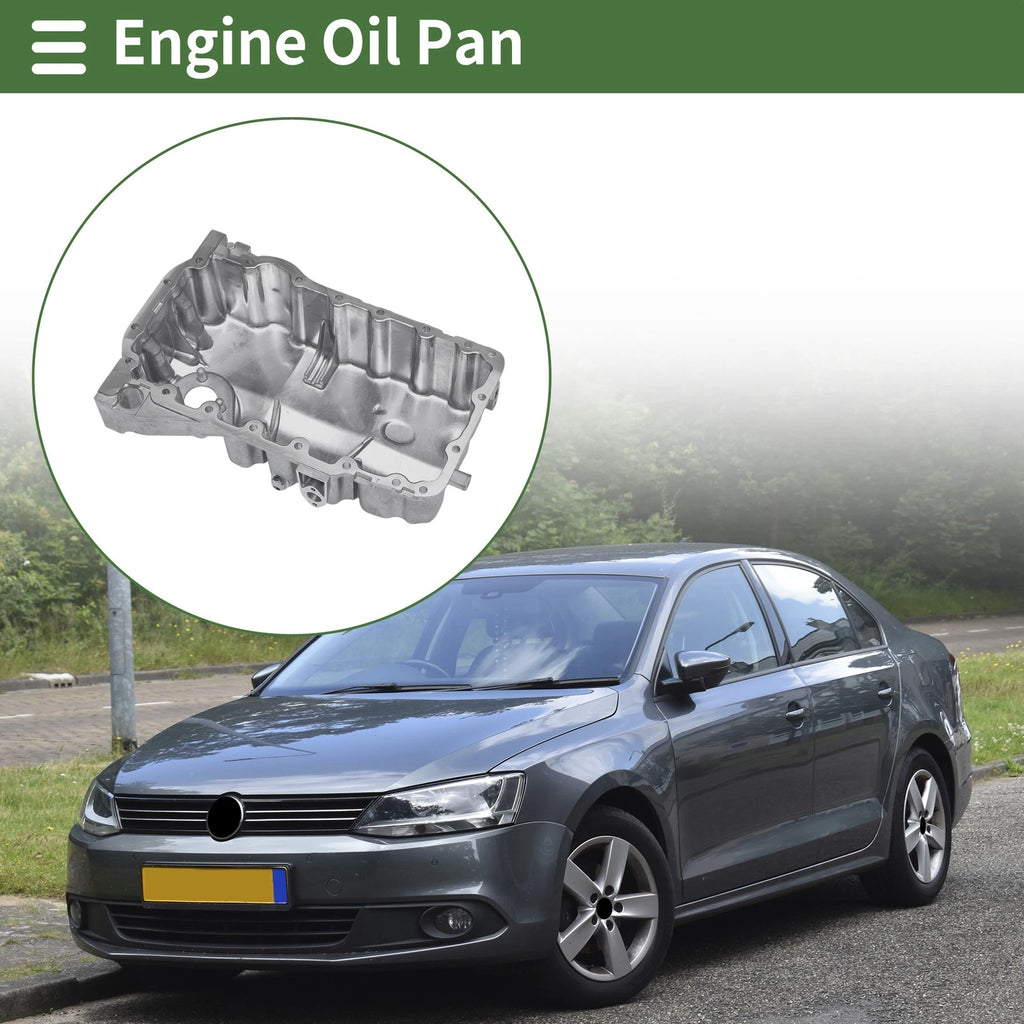 Engine Oil Pan Replacement for Volkswagen Jetta (2006–2008) Aluminum