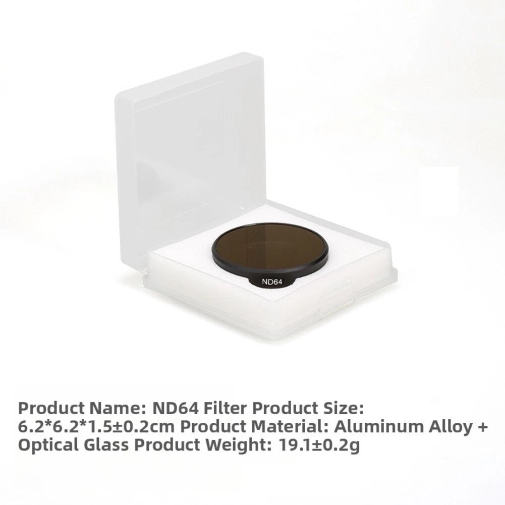 ND Filter Kit for DJI Action 6 (2023) - UV CPL ND8 ND16 ND32 ND64