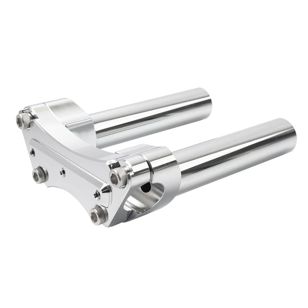 Chrome 6" Handlebar Riser Top Clamp for Harley Road Glide, King, Dyna, Softail