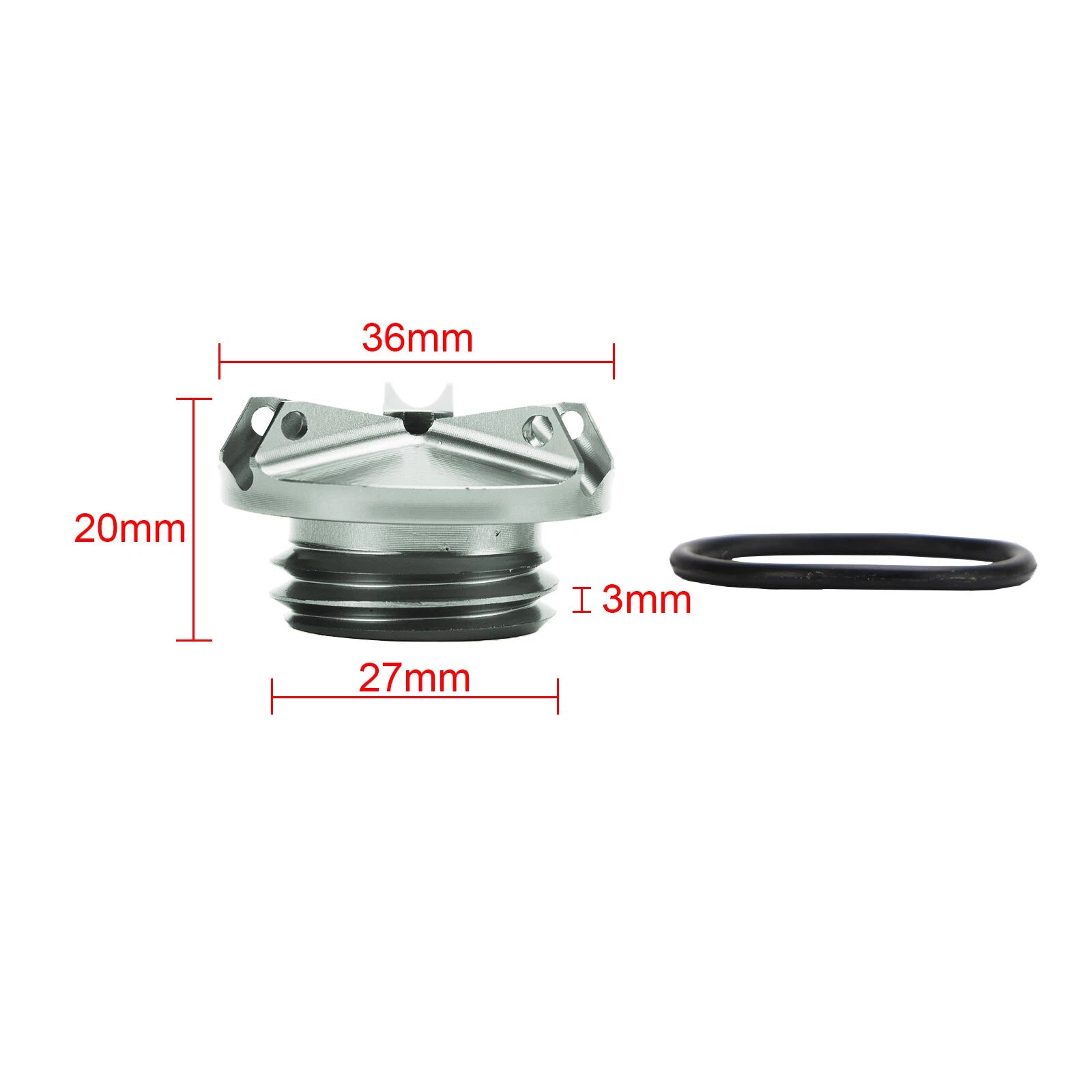 Oil Filler Cap for Yamaha FZ1 FZ6 FZ6R FZ8 FZR250/R FZS 600 1000 (2001–2020)