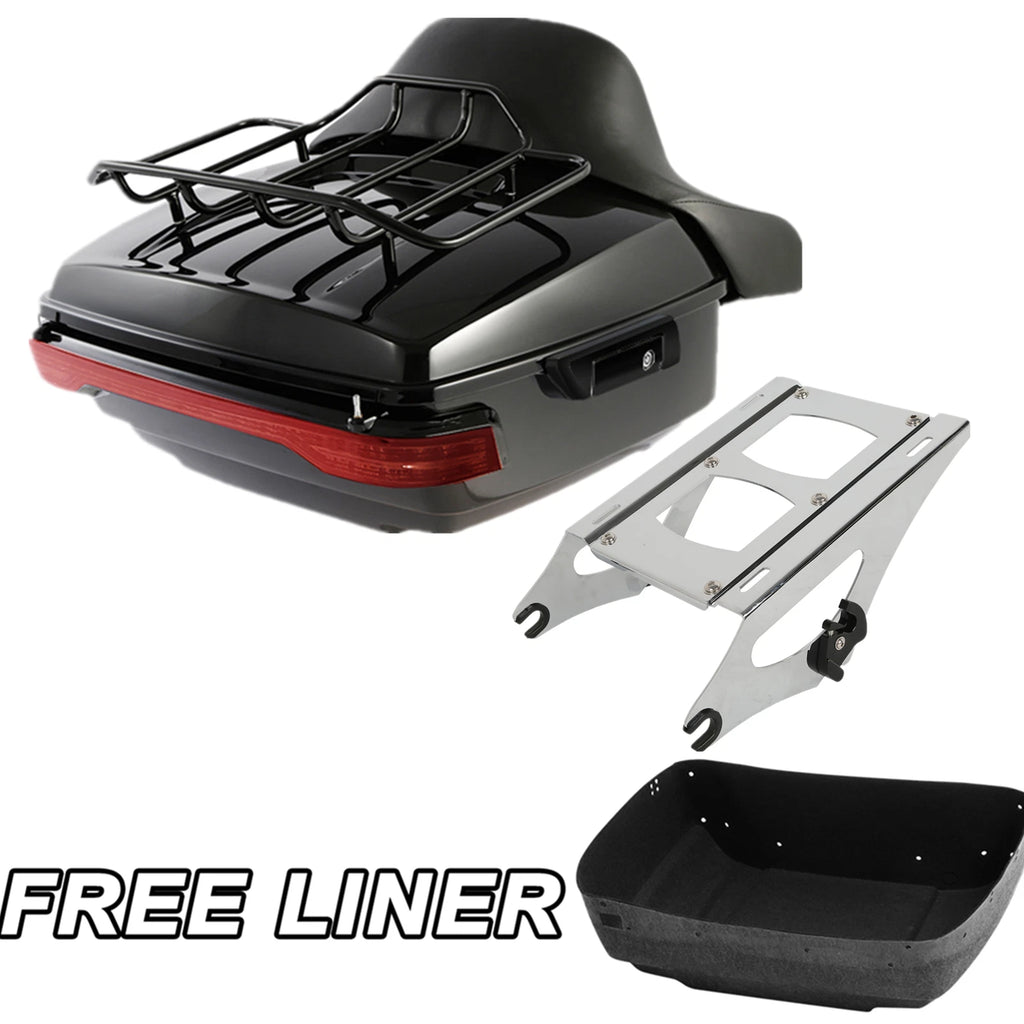 Trunk Pad Mount Rack Tail Light for Harley Touring (2014–2025)