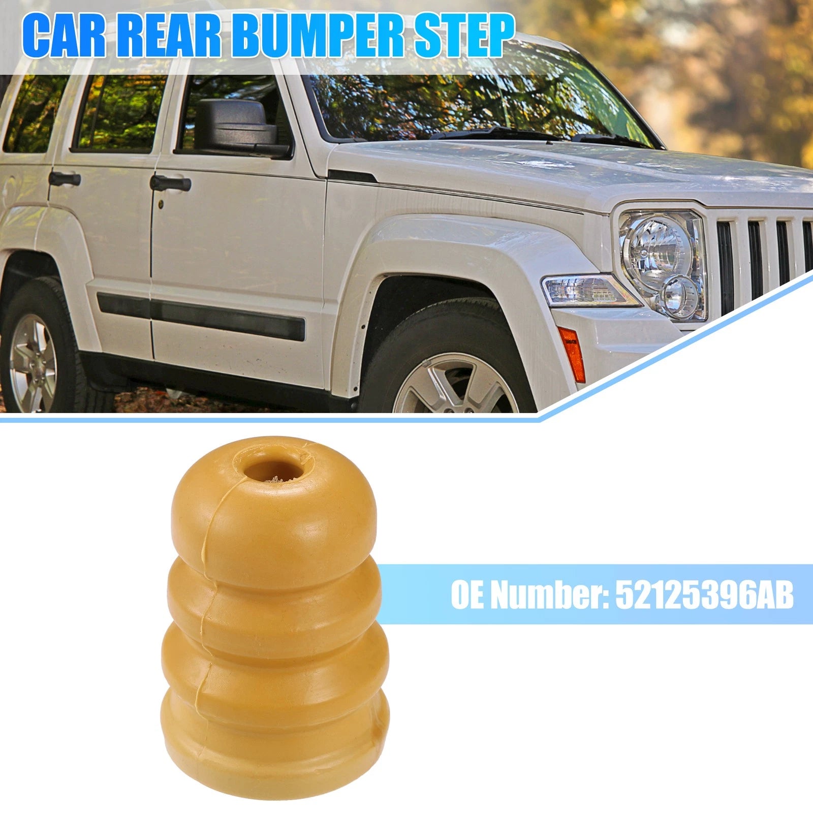 Rear Bumper Step Bumper Replacement for Dodge Nitro Jeep (2007–2012)