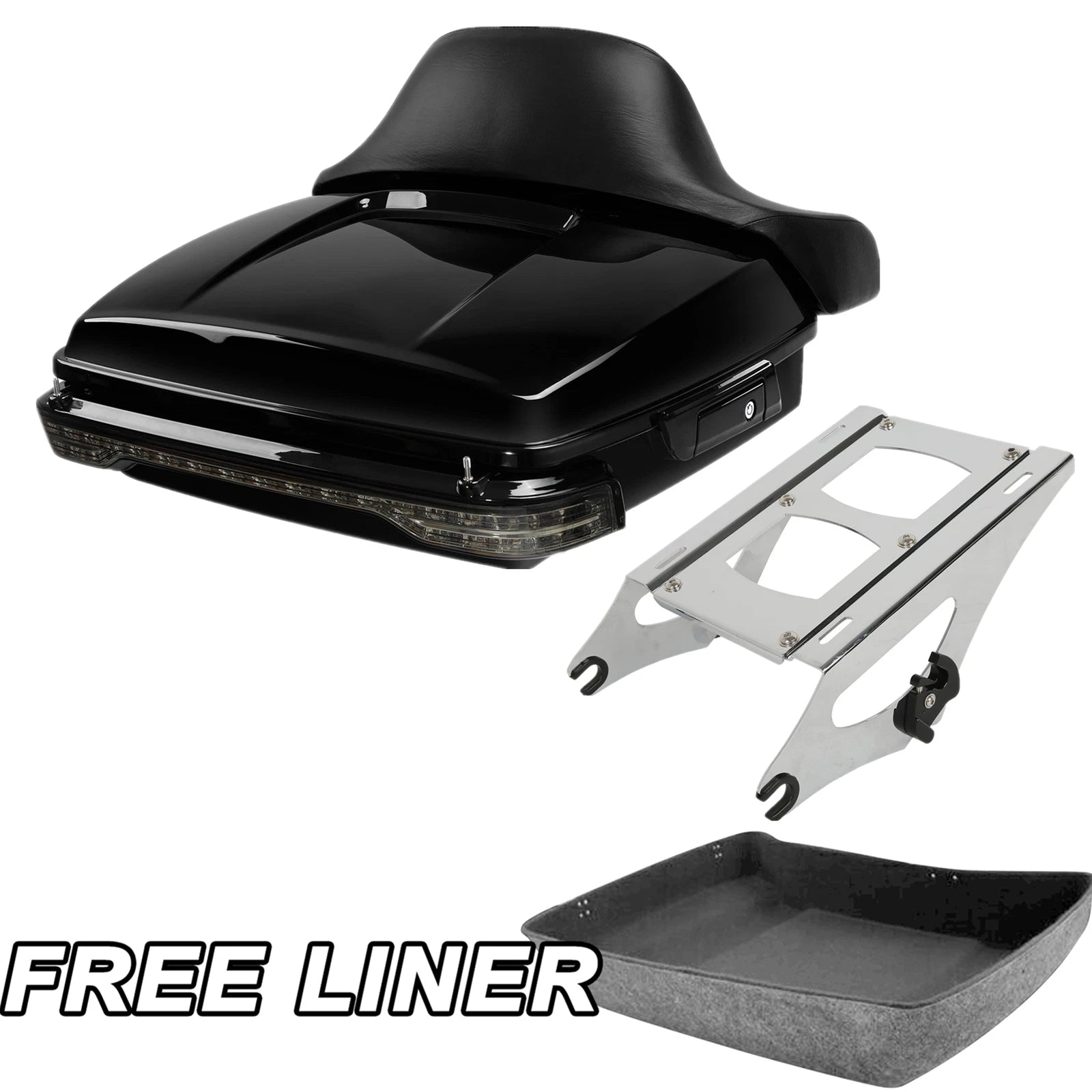 Chopped Trunk Pad Tail Light Mount for Harley Electra Street Glide (2014–Up)