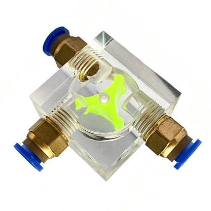 Acrylic Body Water Flow Indicator for PC Cooling Systems (1/4-3/8 Inch)