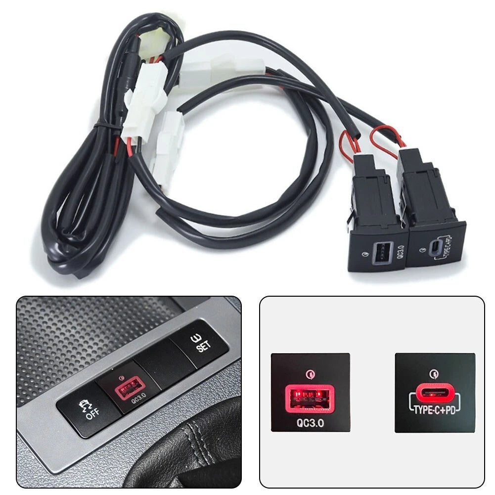 LED USB Charger for Golf R Line MK5 MK6 (2006–2014)