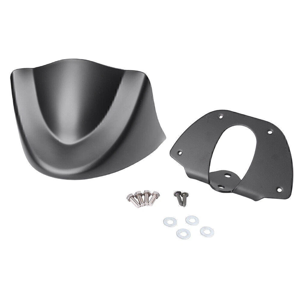Front Bottom Fairing Fender Frame for Harley Dyna (2006–2017) Black ABS