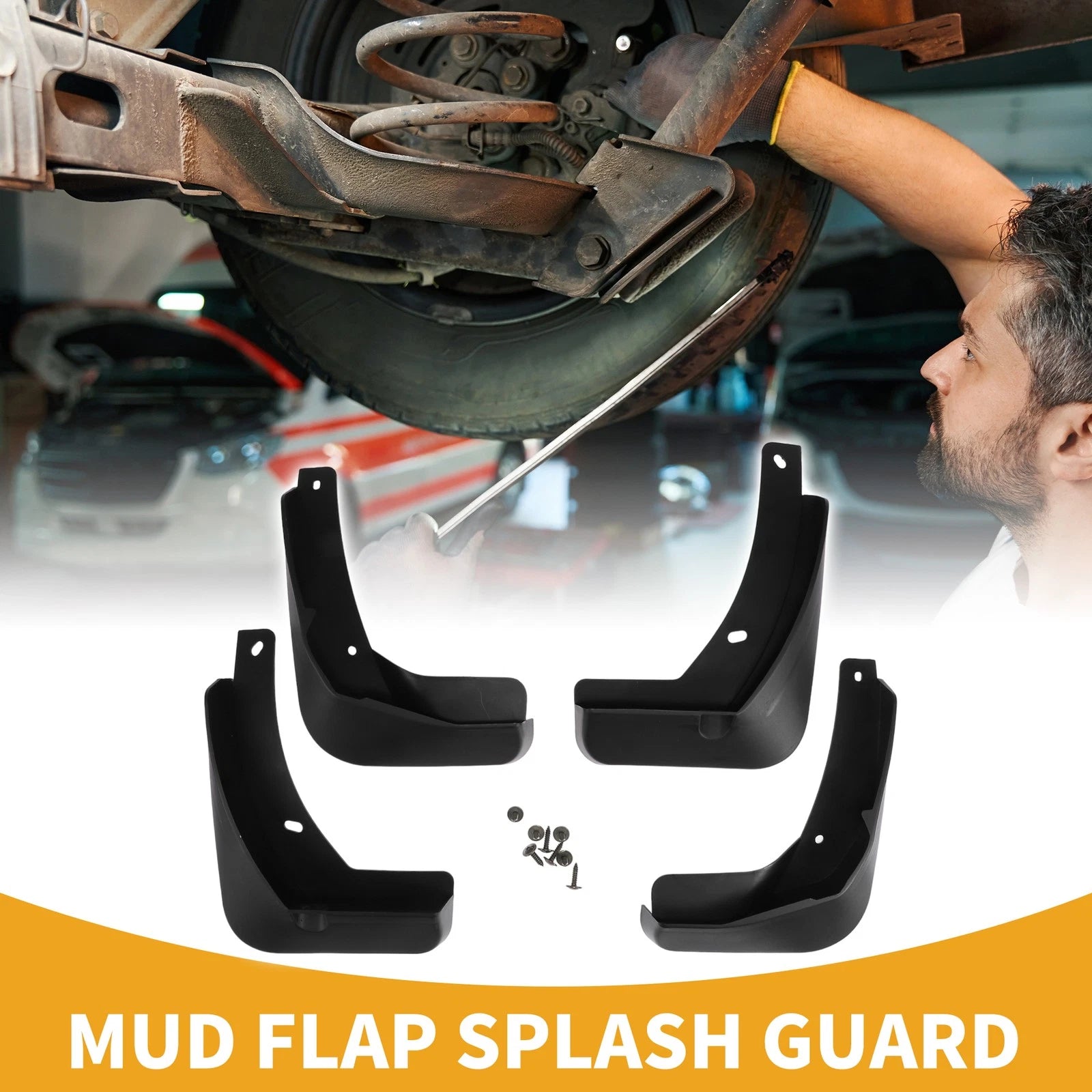 Mud Flap Splash Guard Set for VW Golf 7 Mk7 (2013–2020)