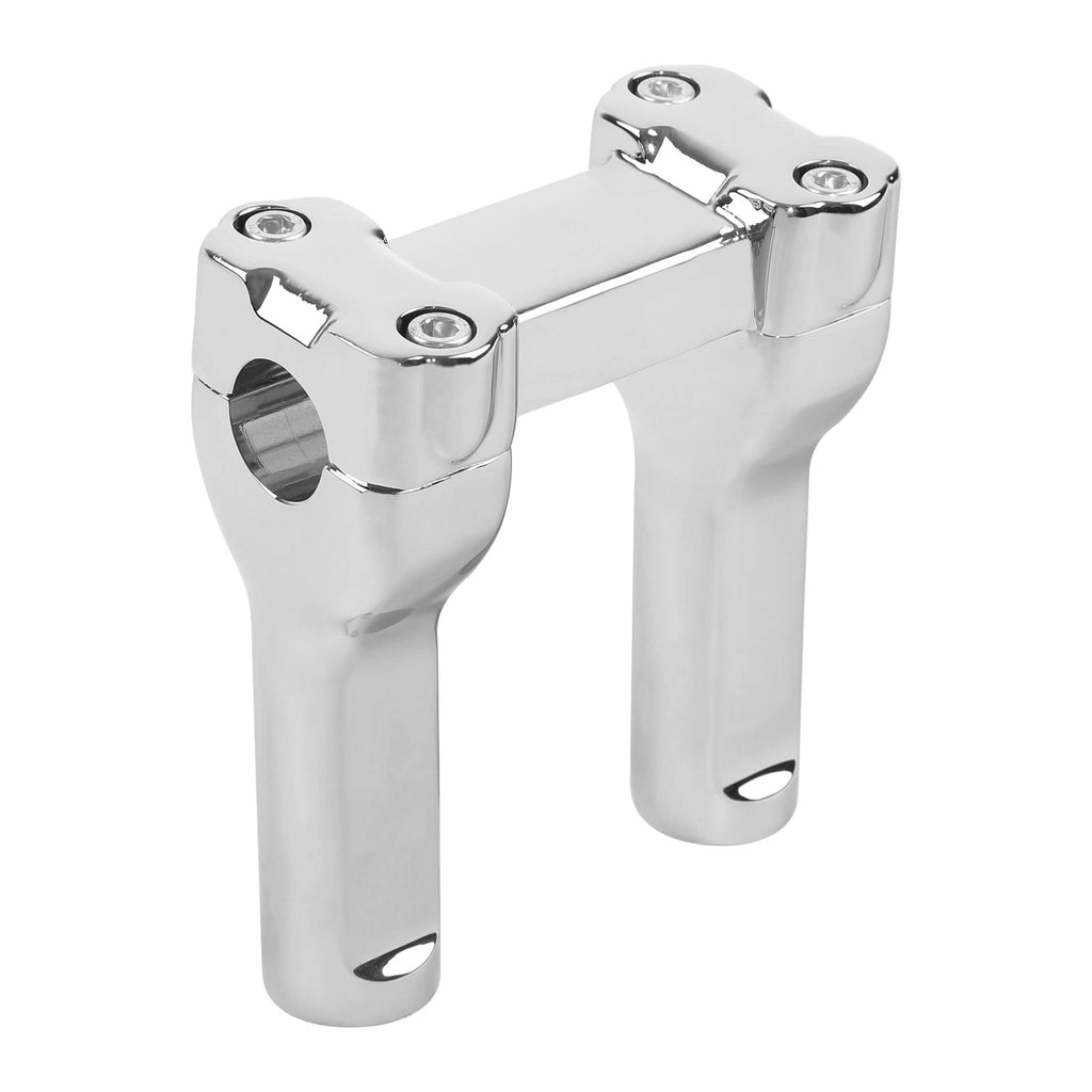 Chrome 4" Handlebar Riser for Harley Dyna Low Rider Softail Deluxe