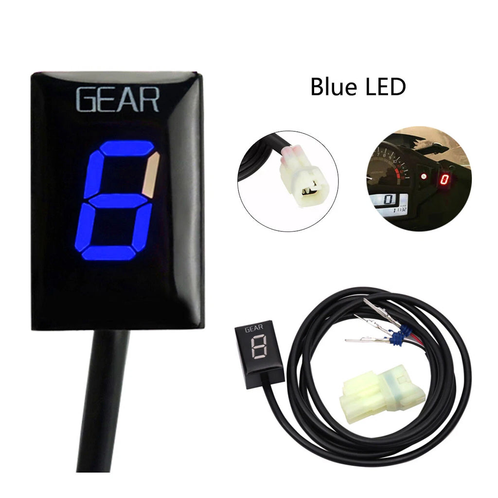 Blue LED Gear Indicator for Honda CBR600RR CBR600F CBR1000RR (2003–2023)