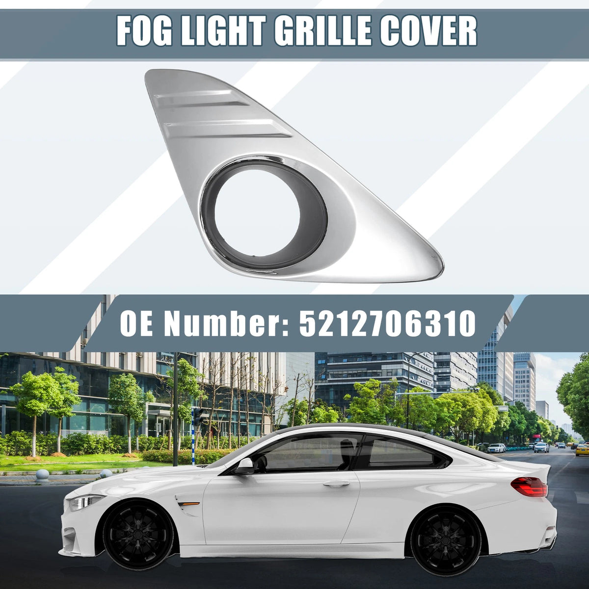 Right Fog Light Grille Cover Trim for Toyota Camry (2018–2024)