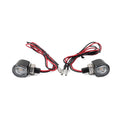 2X Mini Motor Turn Signals Indicator Amber Blinker Light Universal Lamp