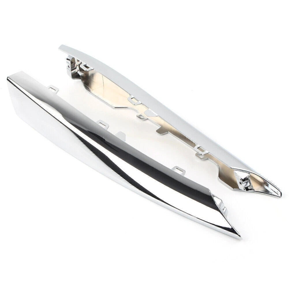 2X Front Side Grille Molding Trim Chrome for Jaguar XF (2012–2015)
