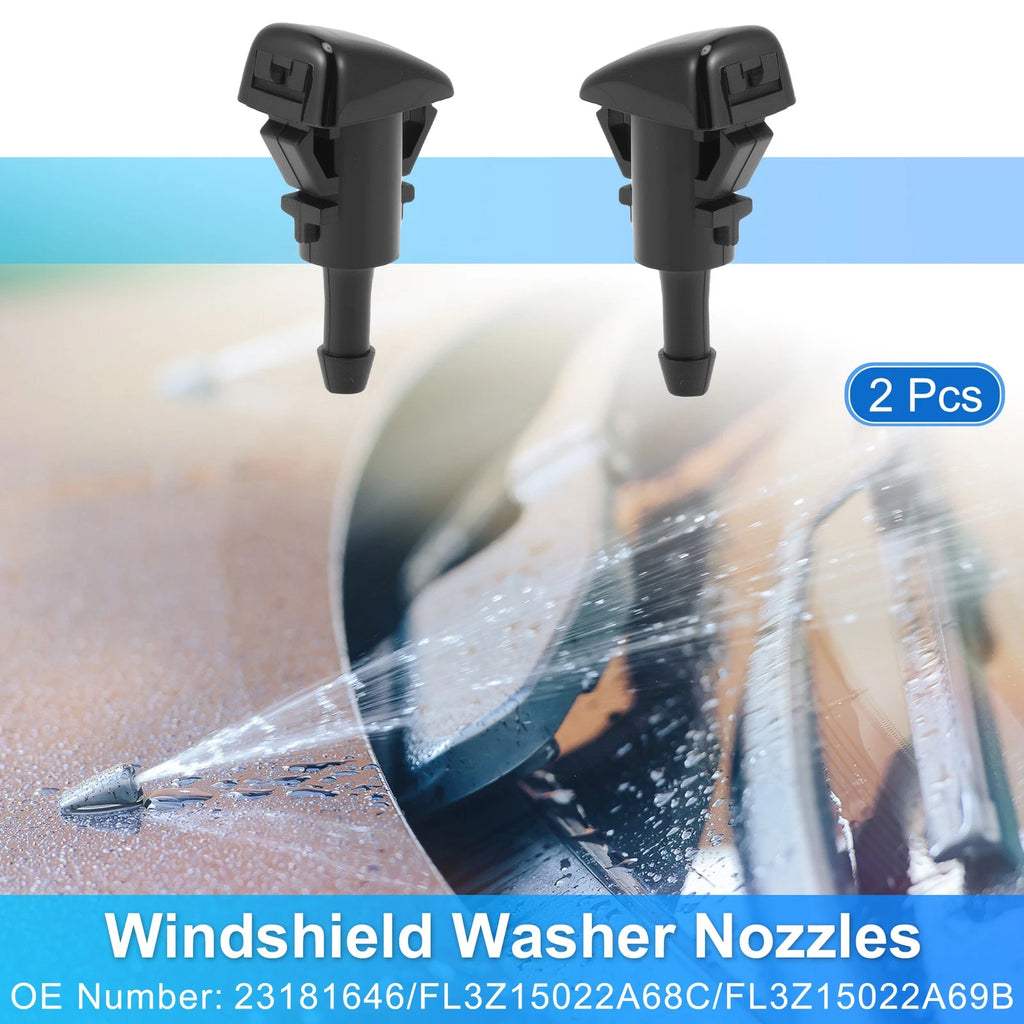 2X Windshield Washer Nozzle for Chevrolet Silverado 1500 (2014–2019) Replace No.23181646