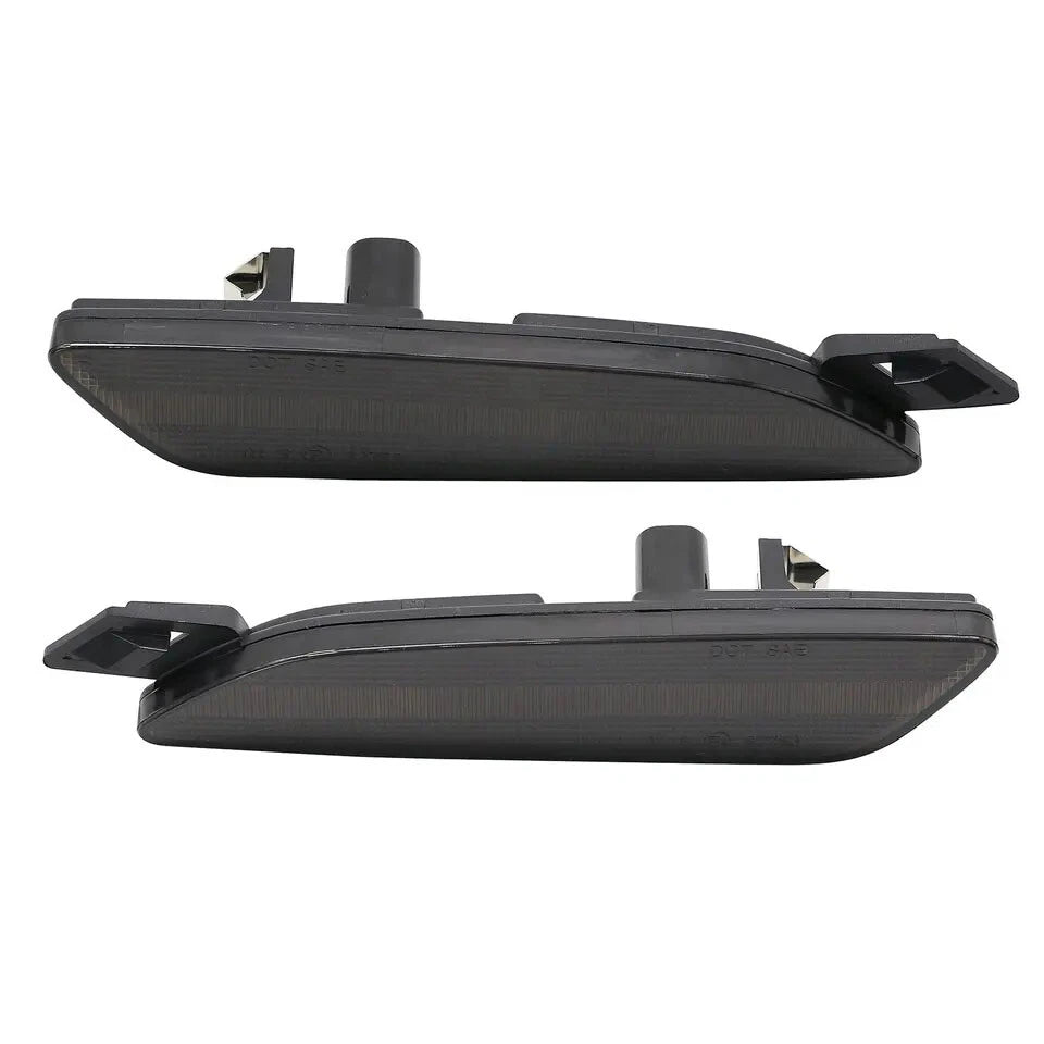 2X Smoked LED Amber Front Side Marker Light for Cayenne 958 (2015–2018)
