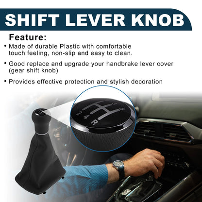 5 Speed Gear Shift Knob w/ Cover No. 4B0863279A for Audi A4 8D2 (1997–2000)