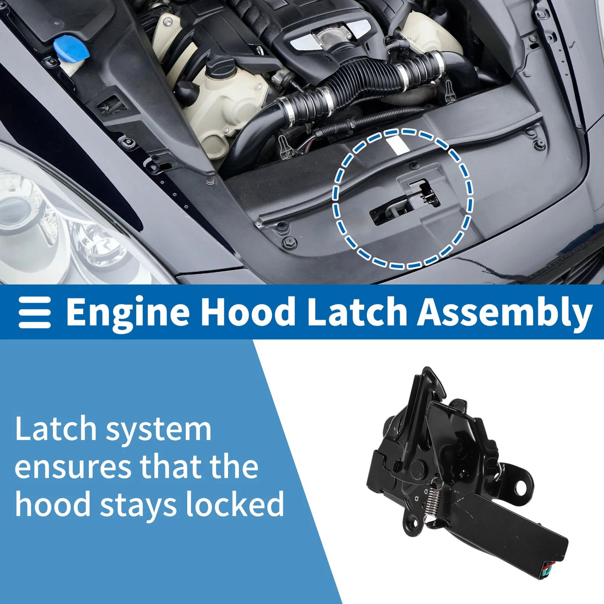 Hood Latch Assembly OEM Replacement for Toyota Camry (2018–2022)