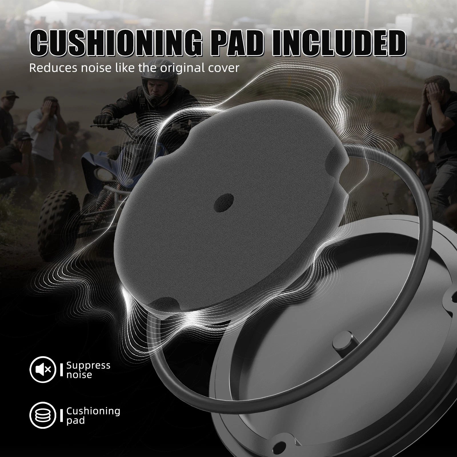 Clutch Cover Round Insert for Yamaha Banshee 350 (1987–2006)