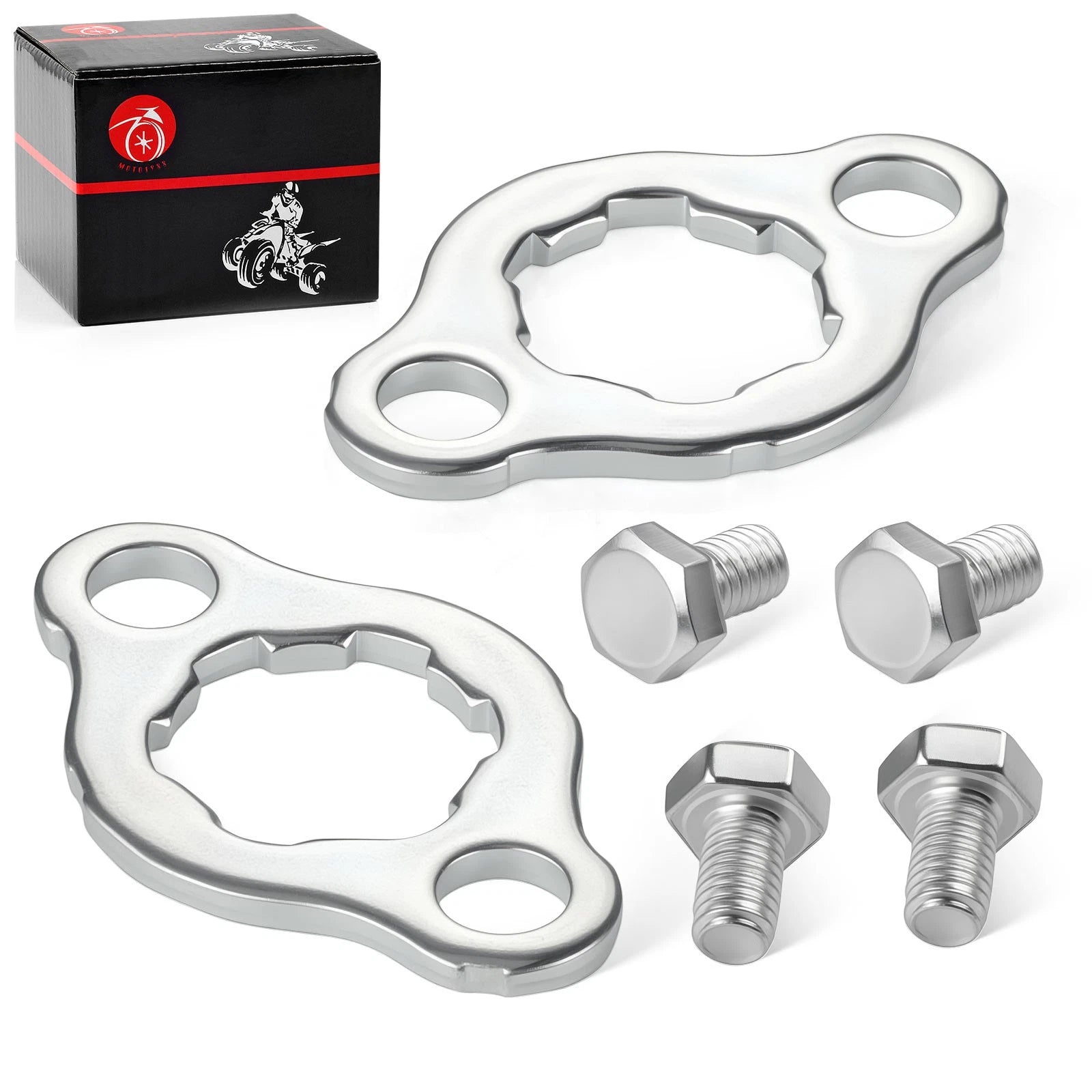 2X Engine Front Sprocket Retainer Plate w/Bolt 6X10 for Honda XR100R (1985–2003)
