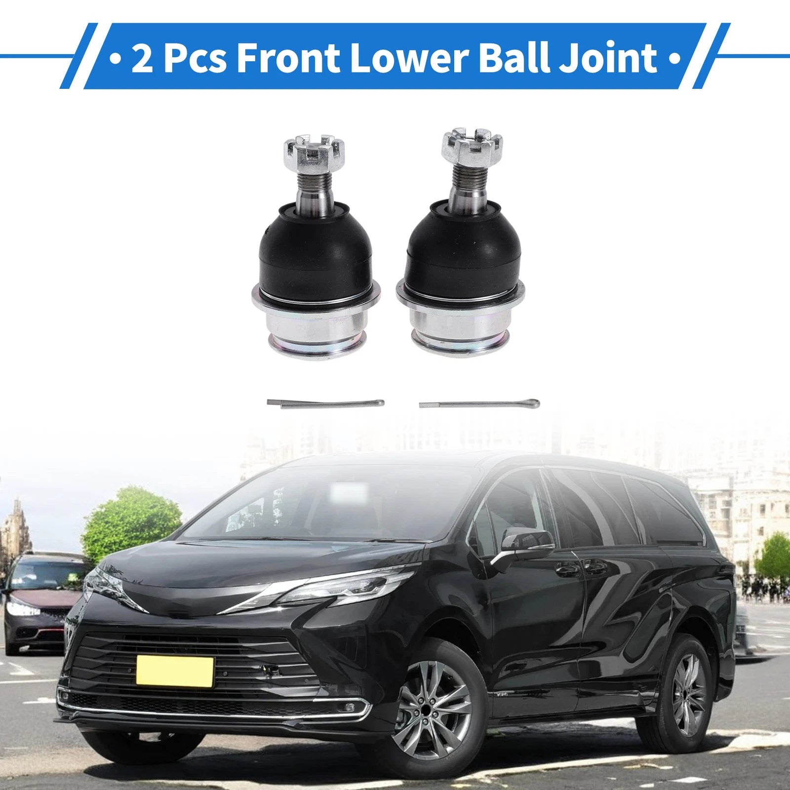 2 Pcs Front Lower Ball Joints Replacement for Toyota Tacoma (2005–2023)