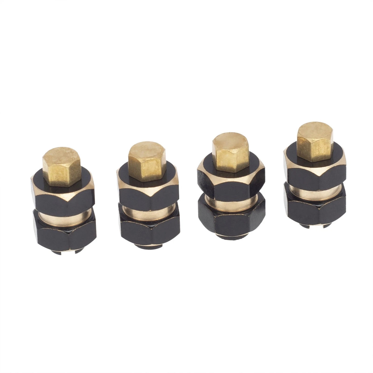 Brass Hex Wheel Hubs Adapter Extender & Nuts for Axial SCX24 (2020–2023)